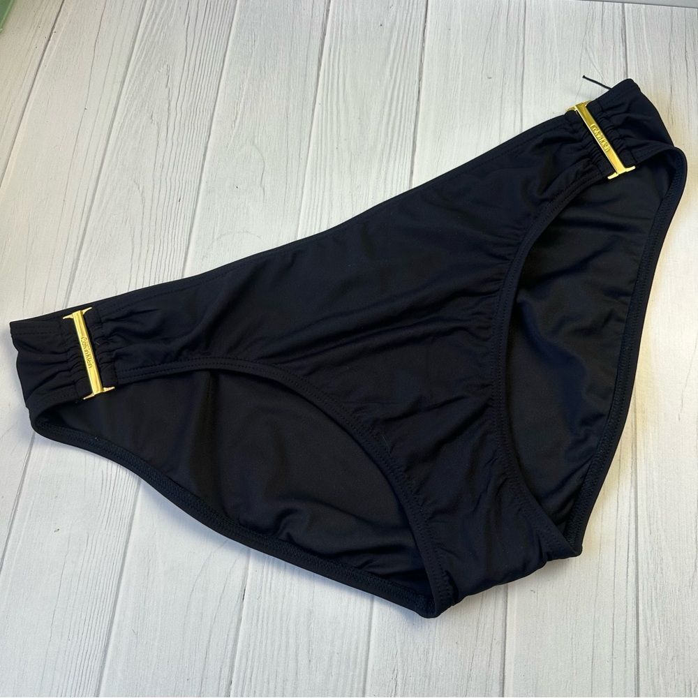 NWOT Calvin Klein Black Gold Bikini Bottom Sz XL